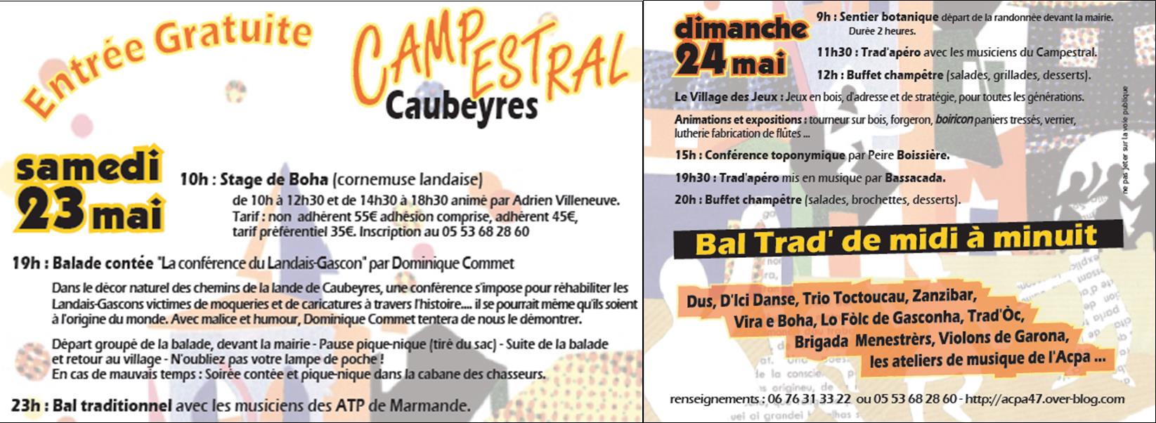 programme campestral2015