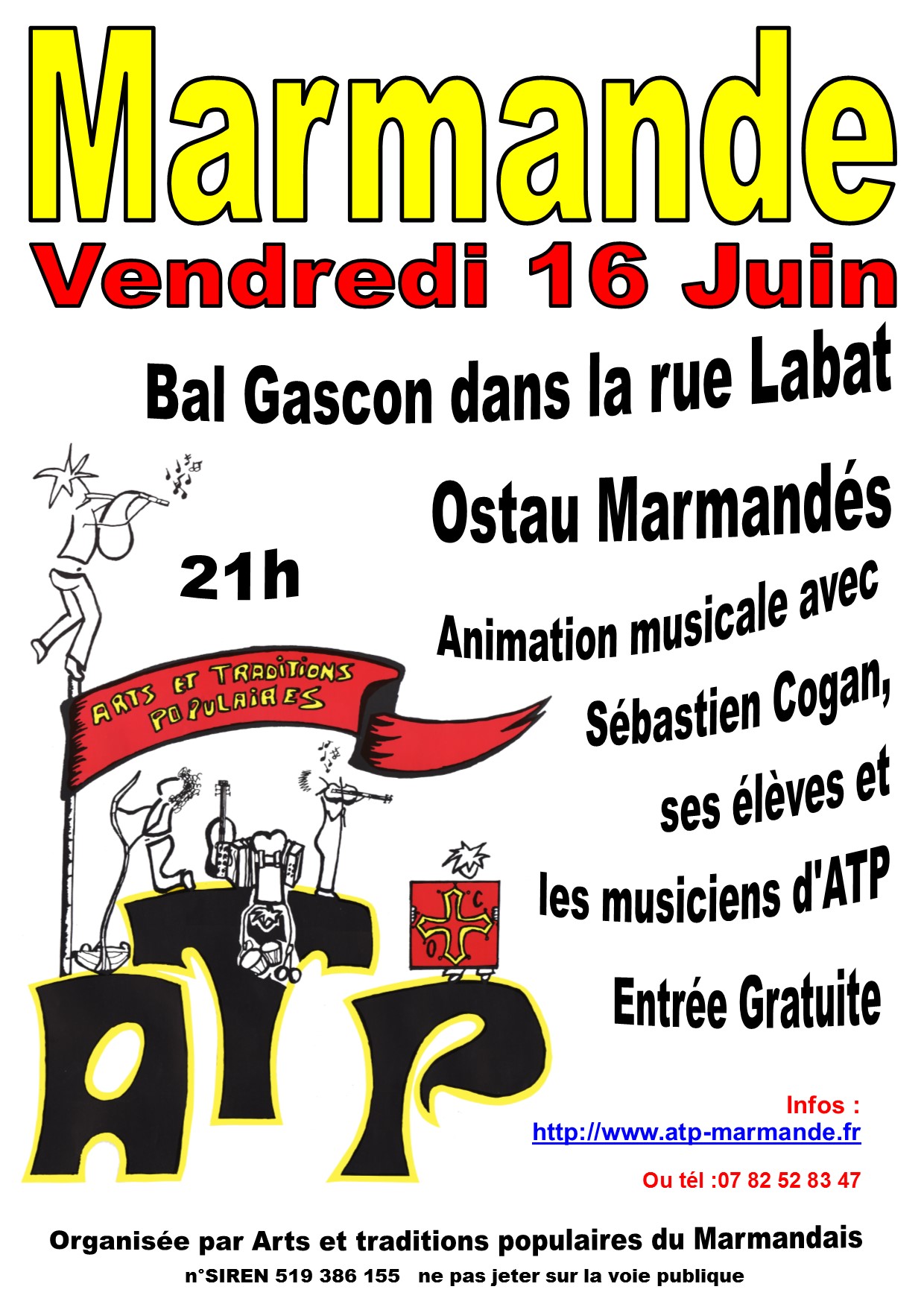 2017 affiche bal gascon 16 juin