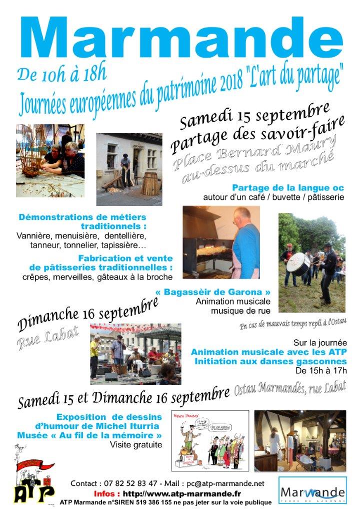 Journées européennes du patrimoine 2018