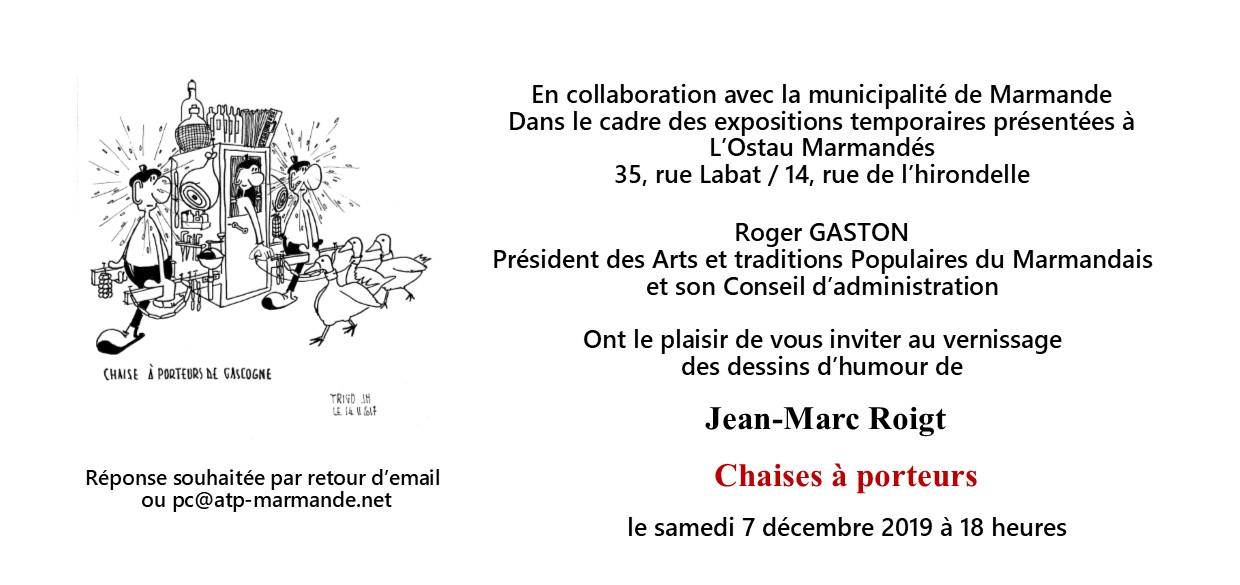 Exposition dessins d&rsquo;humour – Jean-Marc Roigt