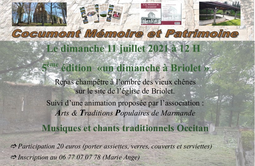 Dimanche à briolet 2021