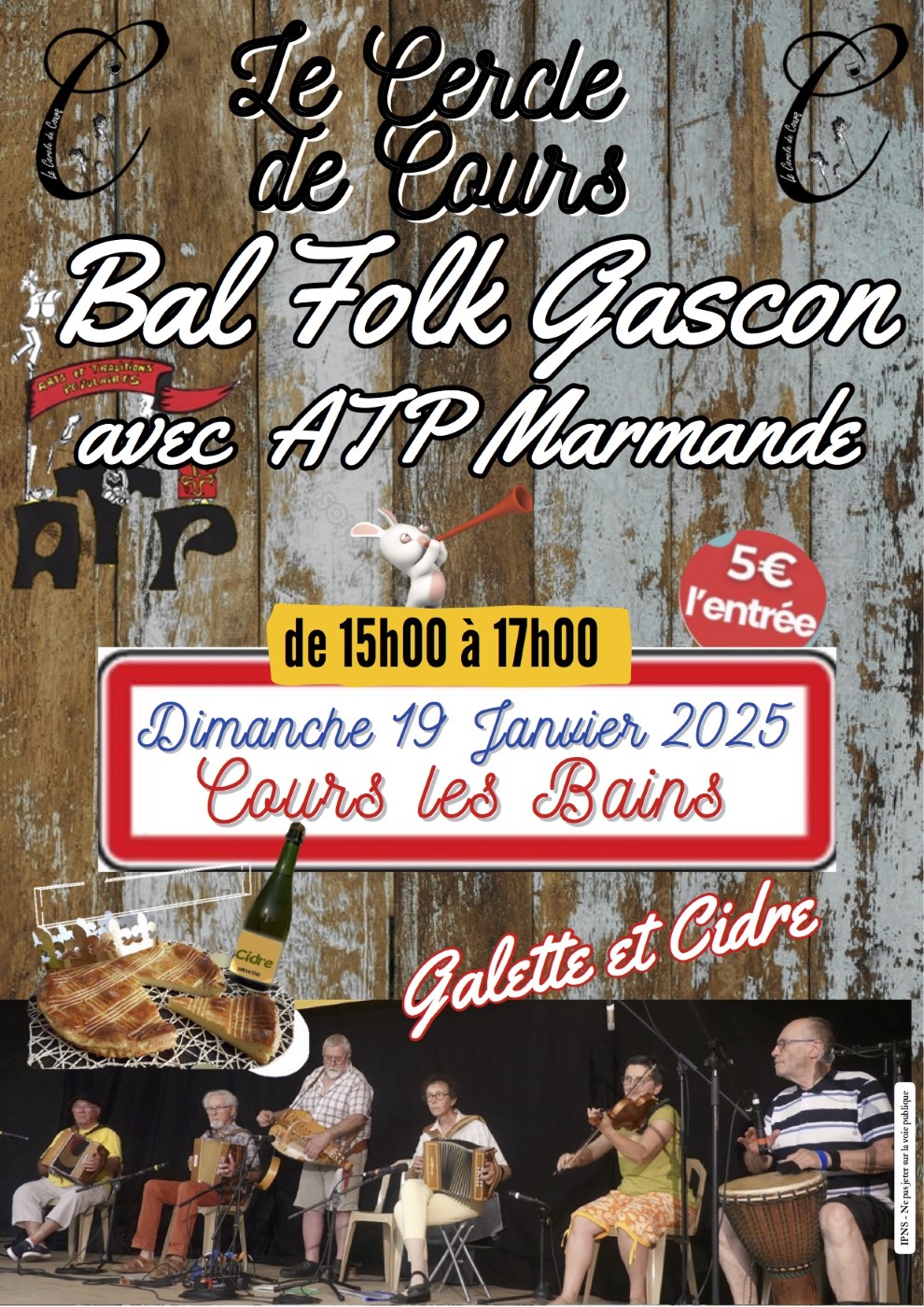 AFFICHE BAL cours les bains site atp