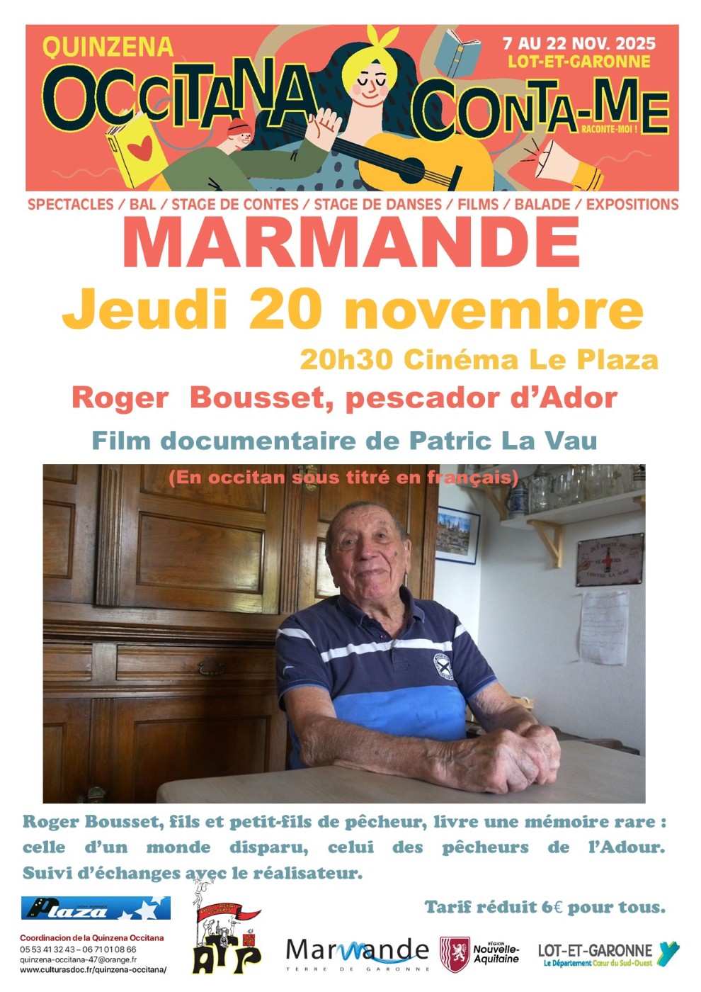 Affiche ciné Marmande site atp